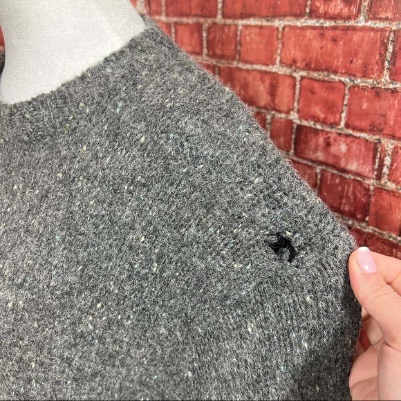 Free People wool sweater Sz. Med gray - Picture 4 of 6